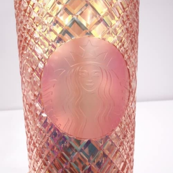 🎄LAST ONE🎄NEW Starbucks 2021 Holiday Jeweled Rose Gold Cold Cup - Picture 3 of 3